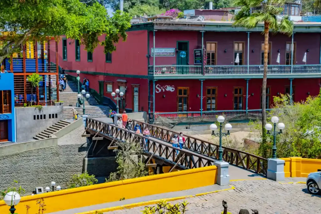 Puente de los Suspiros in Barranco, a must-see spot for non touristy things to do in Peru