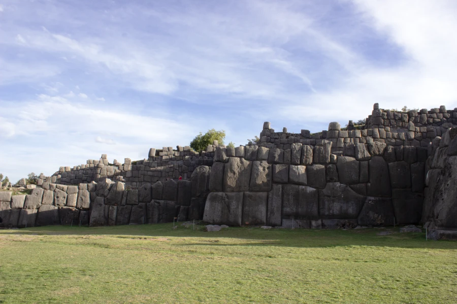 Saqsayhuamán Inca stone walls in Cusco, visited during the Machu Picchu & Galapagos honeymoon tour
